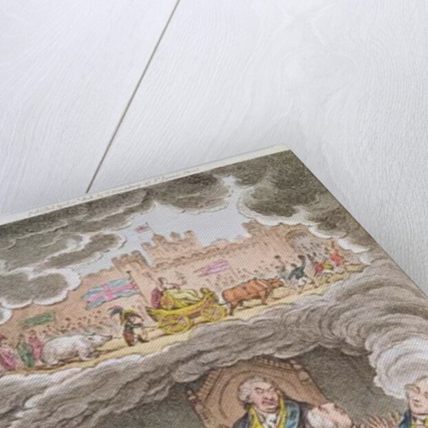 Delicious Dreams! Castles in the Air! Glorious Prospects! vide An Afternoon Nap after the Fatigue of an Official Dinner by James Gillray