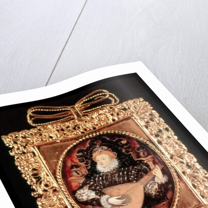 Queen Elizabeth I Playing the Lute by Nicholas Hilliard