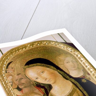 Madonna and Child with SS. Catherine and Christopher, 1470 by Matteo di Giovanni di Bartolo