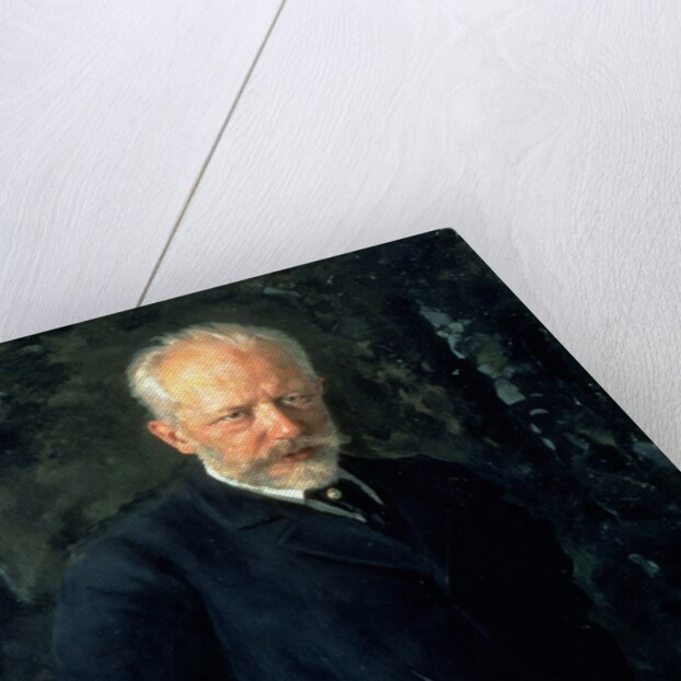 Portrait of Piotr Ilyich Tchaikovsky, Russian composer, 1893 by Nikolai Dmitrievich Kuznetsov