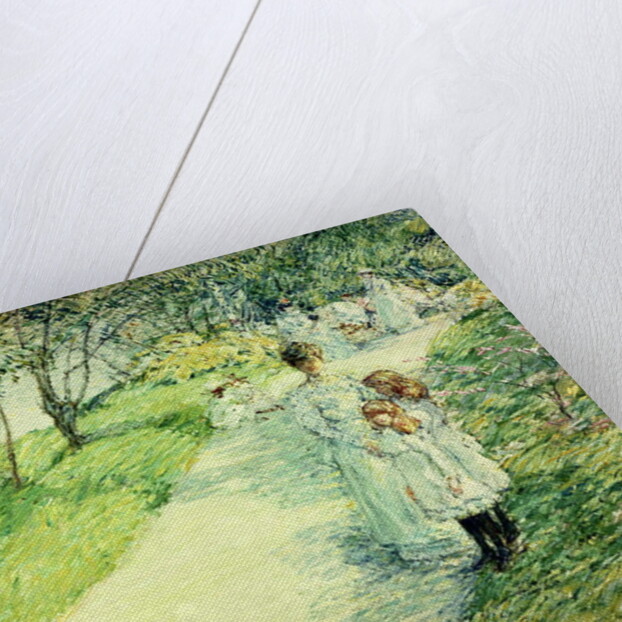 Promenaders in the garden, 1898 by Childe Frederick Hassam