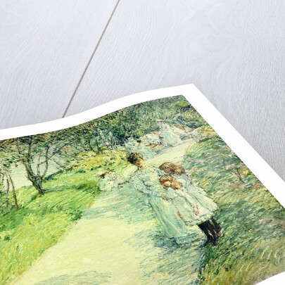 Promenaders in the garden, 1898 by Childe Frederick Hassam