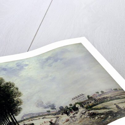 The Canal de l'Ourcq near Pantin, 1871 by Johan-Barthold Jongkind