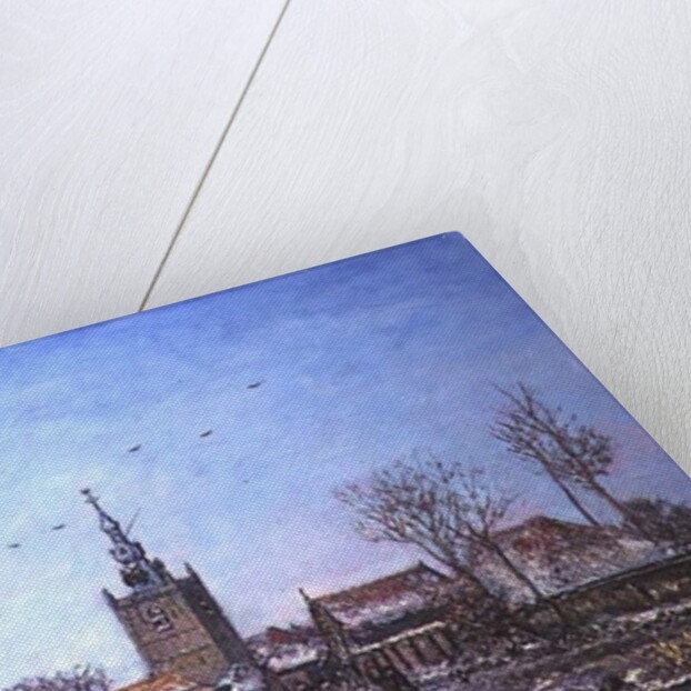 The Skaters at Overschie, 1867 by Johan-Barthold Jongkind