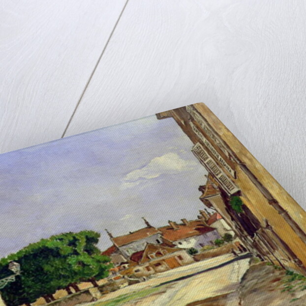 A Street in Avallon by Marcel Leprin