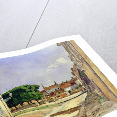 A Street in Avallon by Marcel Leprin