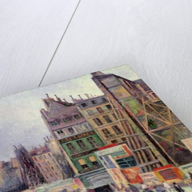 Drilling in the rue Reaumur, 1896 by Maximilien Luce