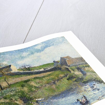 The Farm at Osny, 1883 by Camille Pissarro