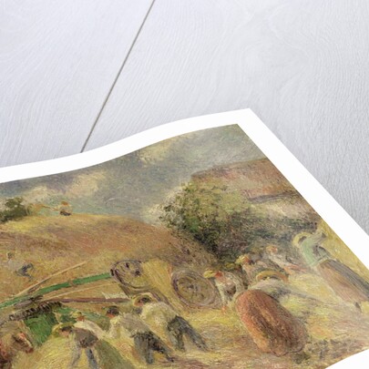The Harvest, 1883 by Camille Pissarro