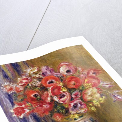 Vase of Tulips and Anemones, c.1895 by Pierre Auguste Renoir