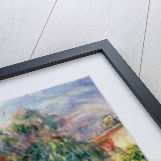 The woman in white in the garden of Les Colettes, 1915 by Pierre Auguste Renoir