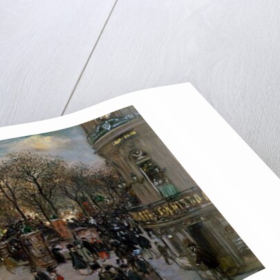 The Boulevard des Italiens, c.1900 by Jean Francois Raffaelli