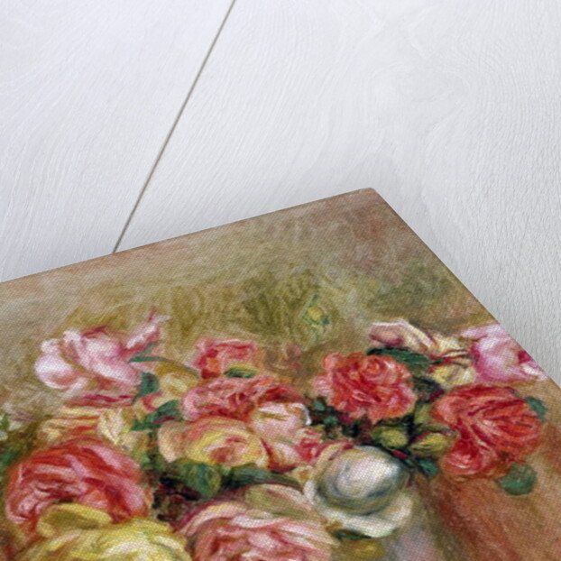 Roses in a Sevres vase by Pierre Auguste Renoir