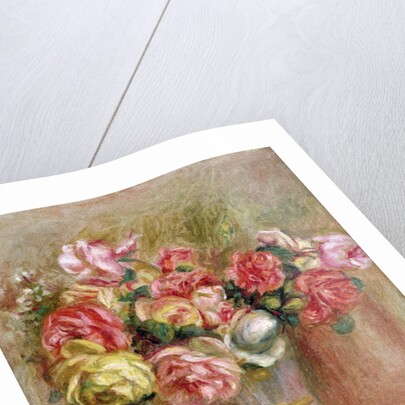Roses in a Sevres vase by Pierre Auguste Renoir