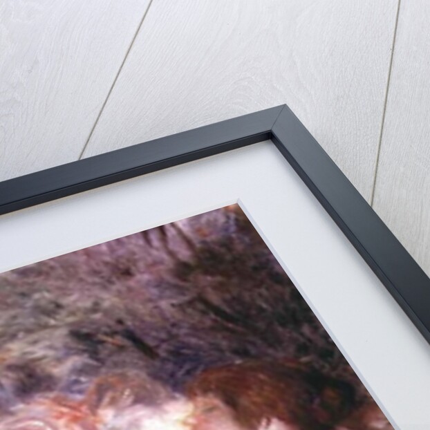 Bather reclining and a young girl doing her hair, 1896 by Pierre Auguste Renoir