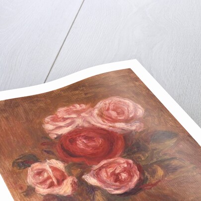 Roses in a pot by Pierre Auguste Renoir