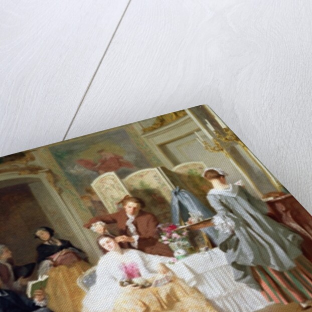 Abbe Prevost reading 'Manon Lescaut', 1856 by Joseph Caraud