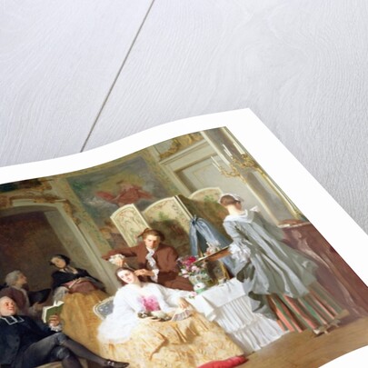 Abbe Prevost reading 'Manon Lescaut', 1856 by Joseph Caraud