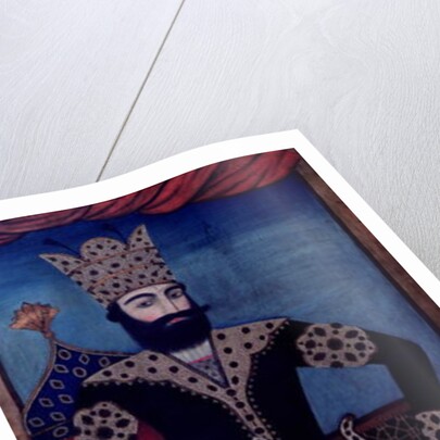 Portrait of Fath-Ali, Shah of Iran, by Iranian School