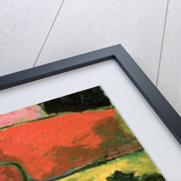 Still life with a colourful tablecloth, 1909 by Alexej von Jawlensky
