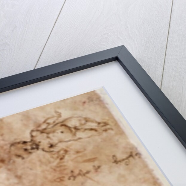 W.4v Page of sketches of babies or cherubs by Michelangelo Buonarroti