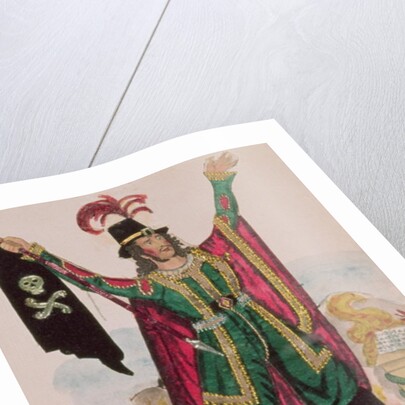 Mr.T.P.Cooke in the role of the Flying Dutchman by English School