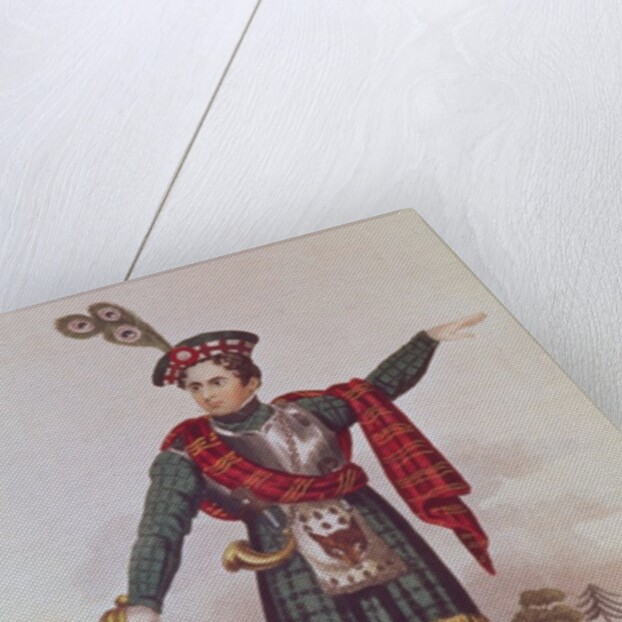 Mr. Macready in the role of Rob Roy Macgregor by English School