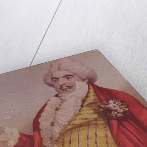 Signor Lablache as Dr. Dulcamara, the quack doctor in the opera 'The Elixir of Love' by Gaetano Donizetti by English School