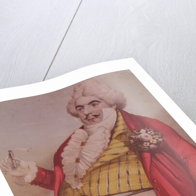 Signor Lablache as Dr. Dulcamara, the quack doctor in the opera 'The Elixir of Love' by Gaetano Donizetti by English School