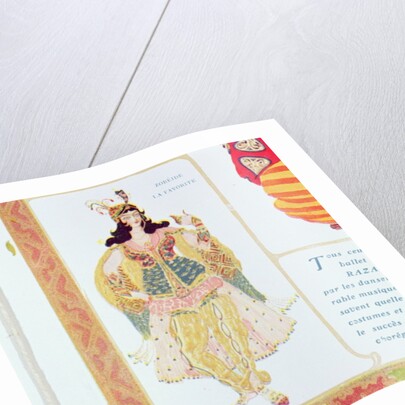 Zobeide, the favourite concubine and leader of the harem of Shariar by Leon Bakst