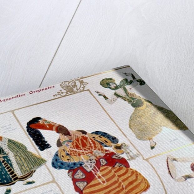 The Great Eunuch, costume design for Diaghilev's production of the ballet 'Scheherazade', 1910 by Leon Bakst