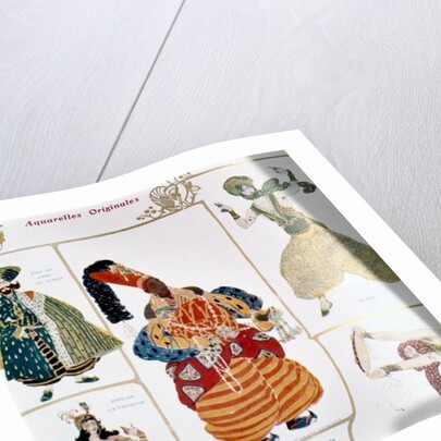 The Great Eunuch, costume design for Diaghilev's production of the ballet 'Scheherazade', 1910 by Leon Bakst