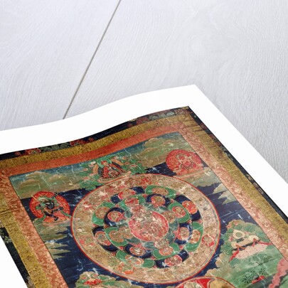 Bardo Mandala, Thangka showing the period between death and reincarnation by School Tibetan