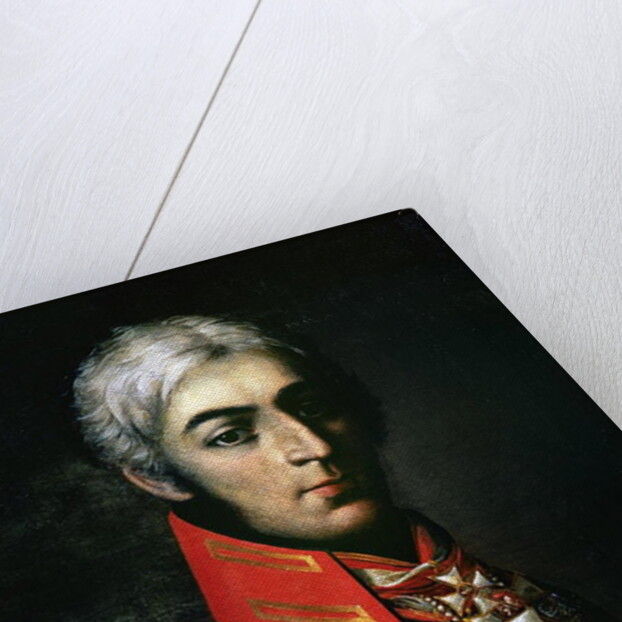 Portrait of Prince Peter Bagration Russian general by School Russian