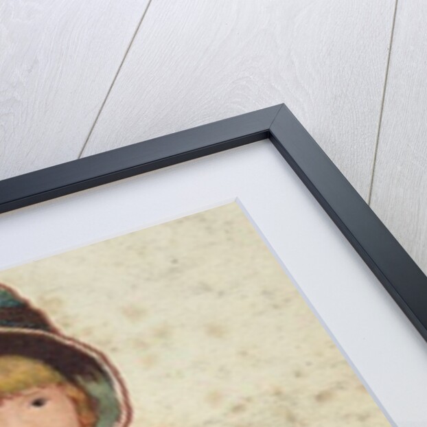 Girl with a muff, book illustration, late 19th or early 20th century by Anonymous Anonymous