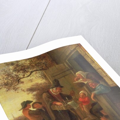 A Pedlar selling Spectacles outside a Cottage, c.1650-53 by Jan Havicksz. Steen