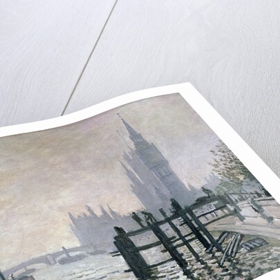 The Thames below Westminster, 1871 by Claude Monet