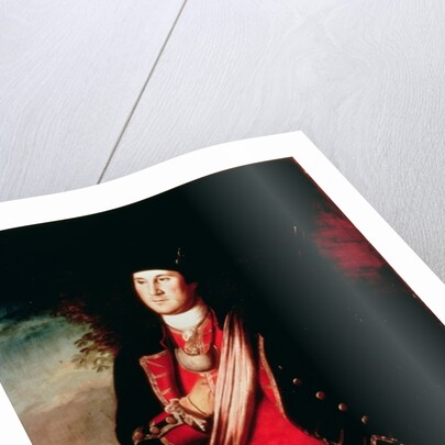 Portrait of George Washington 1772 by Charles Willson Peale