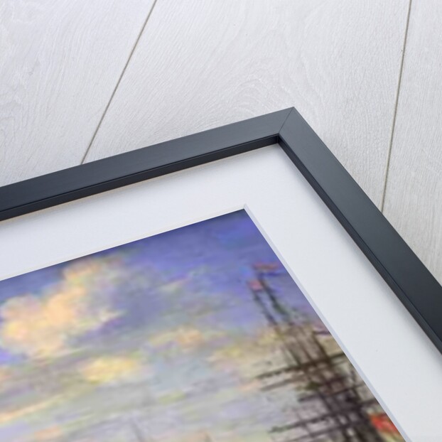 A Mediterranean port with men o' war by Charles Laurent Grevenbroeck