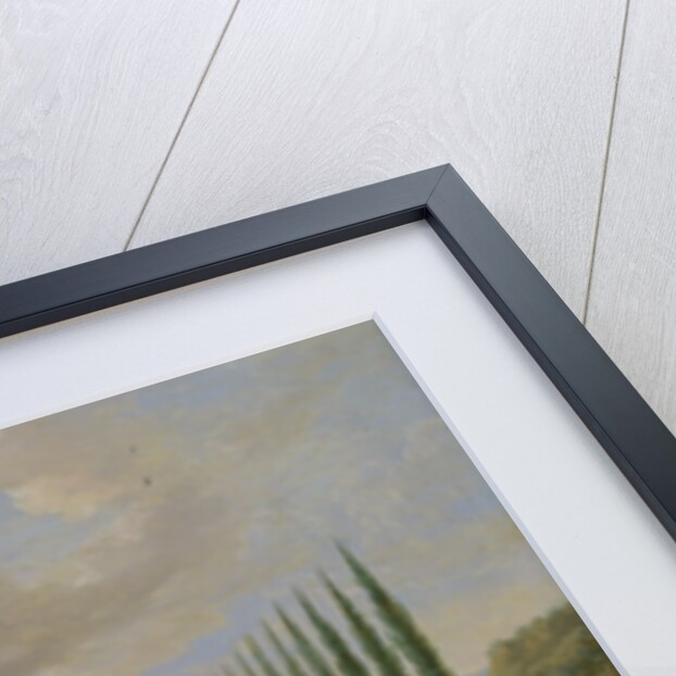 Elegant figures playing musical instruments around a maypole by Pieter Gysels