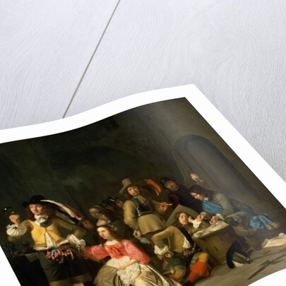 A Company of Soldiers in a Guardroom preparing for Battle by Simon Kick