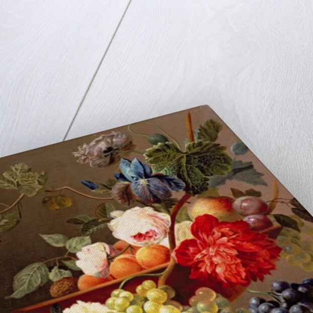 Still life with fruit and flowers by Anthony Obermann