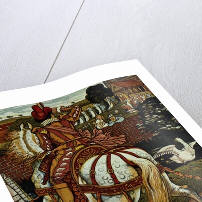 Margery's brother returns from far off lands by Walter Crane