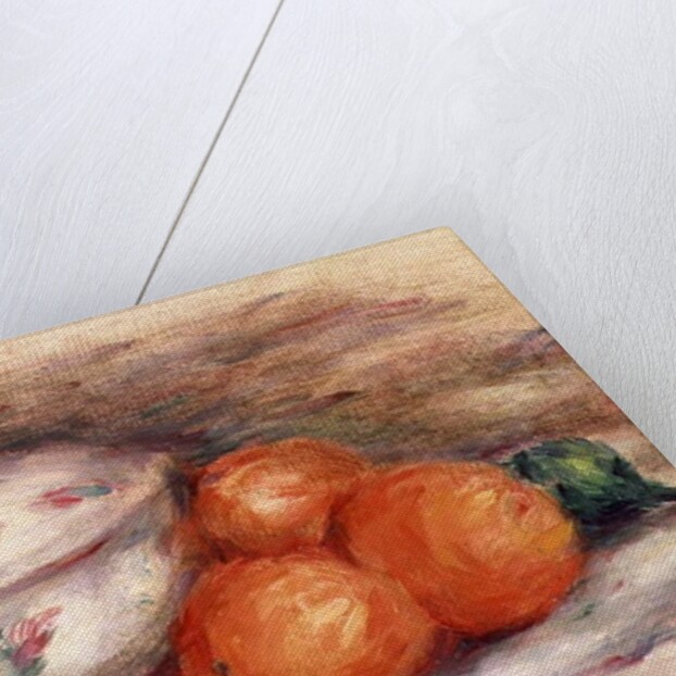 Still life with a covered dish and Oranges by Pierre Auguste Renoir
