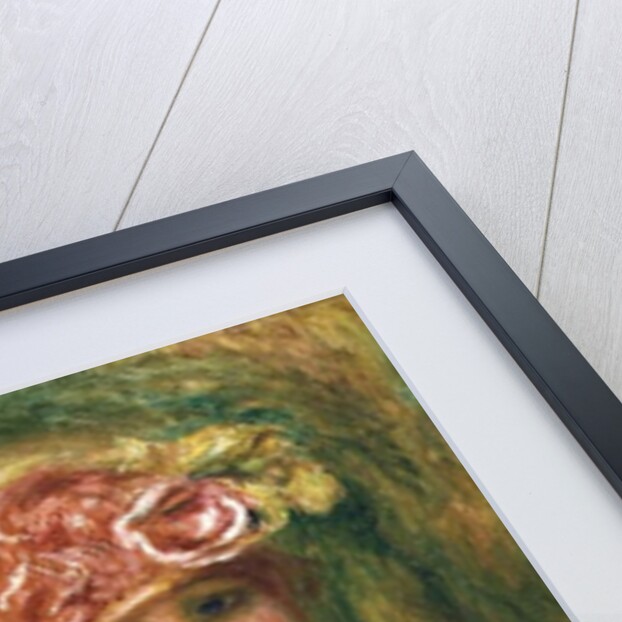 The Rose Hat or Portrait of Lady Hessling by Pierre Auguste Renoir