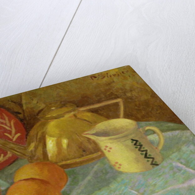 Still Life with Fruit and a Pitcher or Synchronization in Yellow, 1913 by Paul Serusier