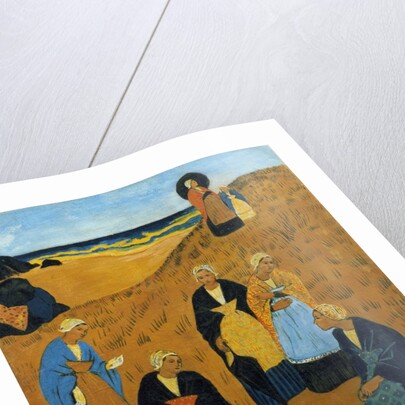 Young Breton Women wearing Shawls, or The Girls of Douarnenez, 1895 by Paul Serusier