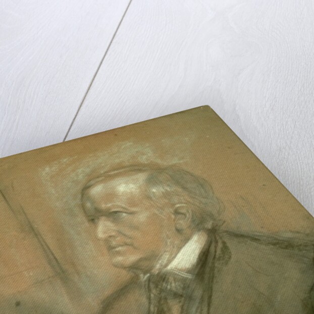 Portrait of Richard Wagner 1868 by Franz Seraph von Lenbach