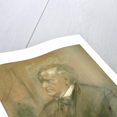 Portrait of Richard Wagner 1868 by Franz Seraph von Lenbach