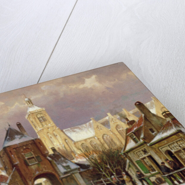 Winter Scene in Amsterdam by Willem Koekkoek